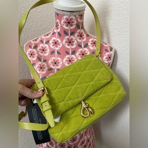 Lime Green/ chartreuse Rebecca Minkoff NWT Quilted Shoulder Bag